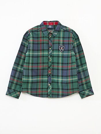 Camisa de Xadrez 'Kiabi & Catherine Painvin' Regular em Algodão