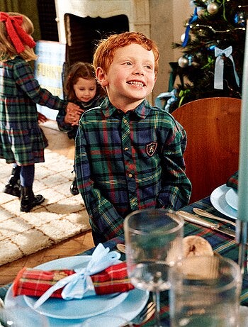 Camisa de Xadrez 'Kiabi & Catherine Painvin' Regular em Algodão