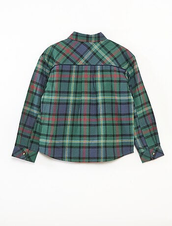 Camisa de Xadrez 'Kiabi & Catherine Painvin' Regular em Algodão