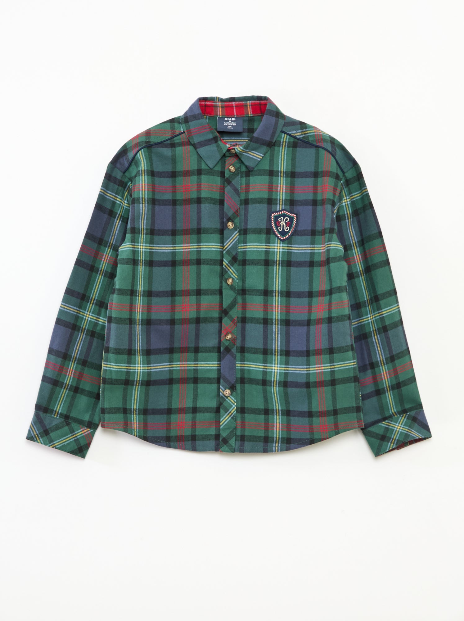 Camisa de Xadrez 'Kiabi & Catherine Painvin' Regular em Algodão