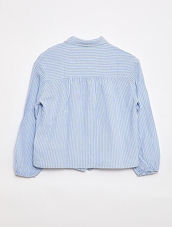 Camisa direita às riscas - Fácil de vestir