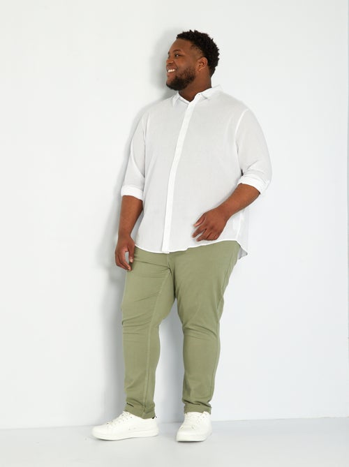 Camisa direita e leve - Kiabi