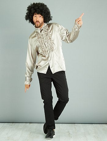 Camisa disco acetinada - Kiabi