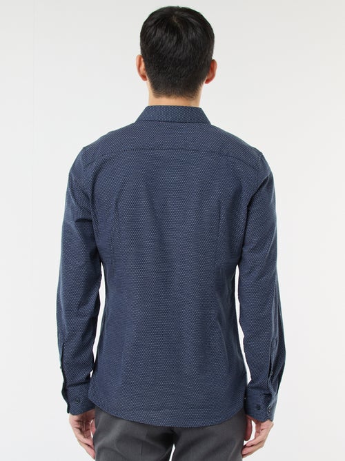 Camisa dobby corte slim - Kiabi