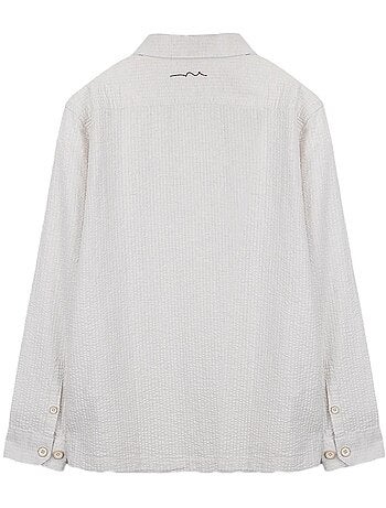 Camisa Ecru Teddy Smith Justo para Homem
