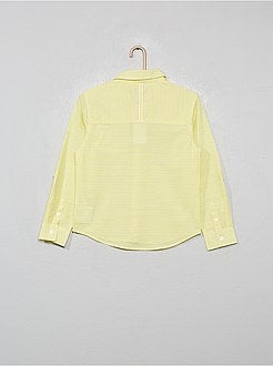 Camisa em algodão com relevo - Kiabi