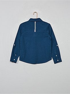 Camisa em algodão com relevo - Kiabi