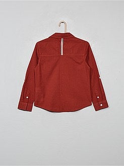 Camisa em algodão com relevo - Kiabi