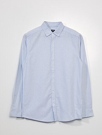 Camisa em algodão Oxford - Kiabi