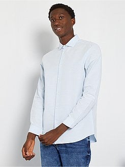 Camisa em algodão tecido - Kiabi