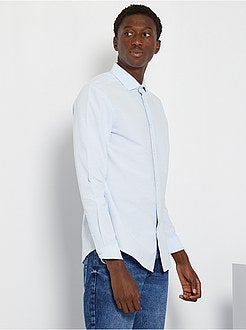 Camisa em algodão tecido - Kiabi