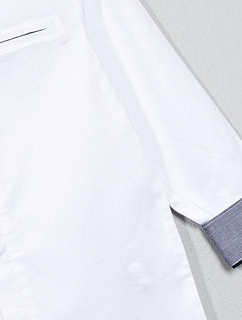 Camisa em algodão texturado - Kiabi