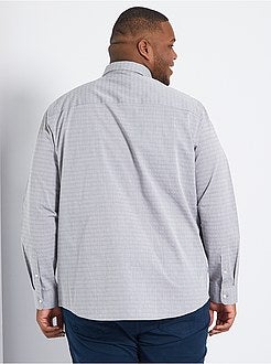 Camisa em algodão texturado - Kiabi