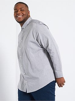 Camisa em algodão texturado - Kiabi