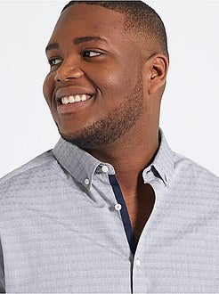 Camisa em algodão texturado - Kiabi