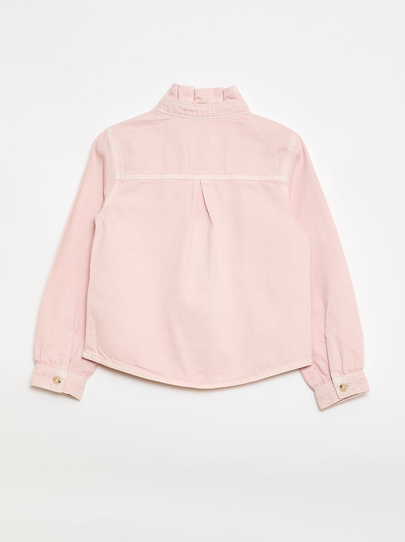Camisa em ganga Rosa - Kiabi