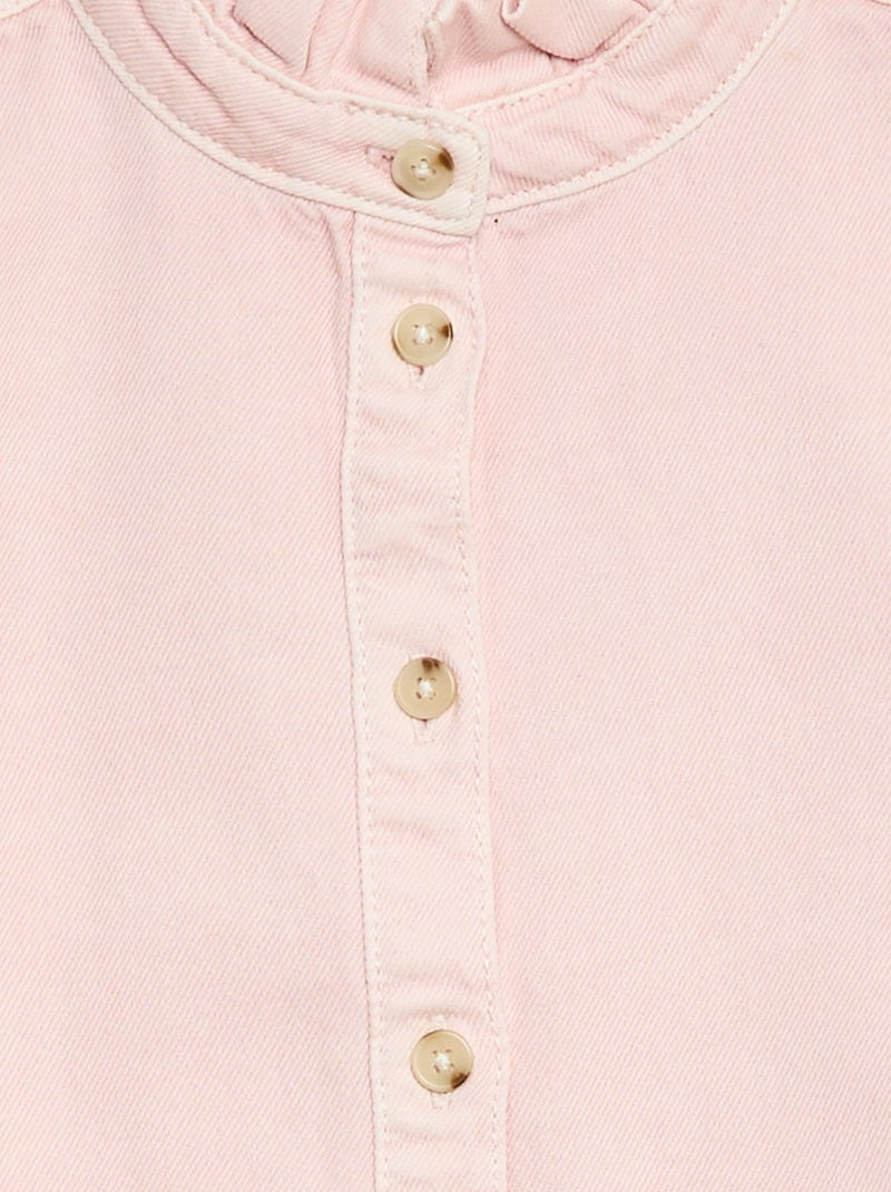 Camisa em ganga Rosa - Kiabi