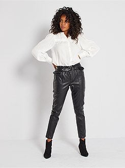 Camisa em gaze de algodão - Kiabi