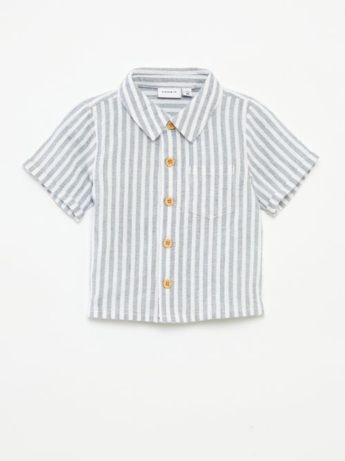 Camisa em gaze de algodão 'Name it' - Kiabi