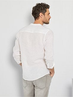 Camisa em linho de conceção ecológica - Kiabi