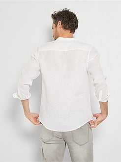 Camisa em linho de conceção ecológica - Kiabi