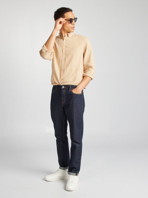 Camisa em linho misturado - Kiabi