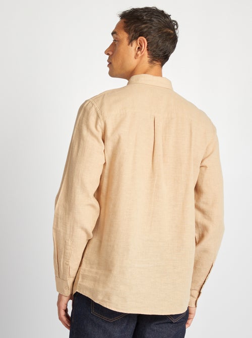 Camisa em linho misturado - Kiabi