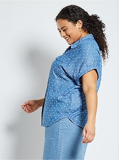 Camisa em liocel - Kiabi