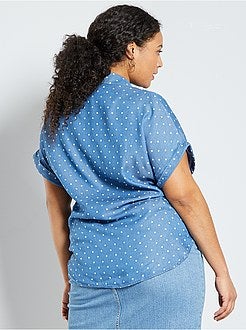 Camisa em liocel - Kiabi