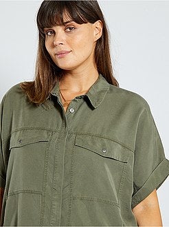 Camisa em liocel - Kiabi
