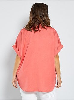 Camisa em liocel - Kiabi