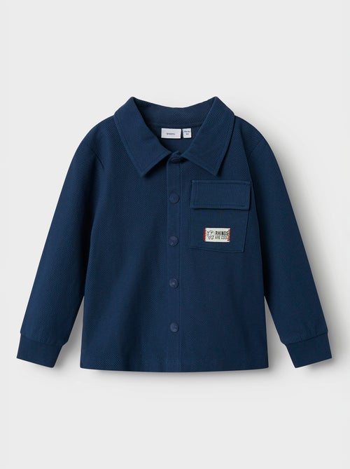 Camisa em moletão 'Guppy' - Kiabi
