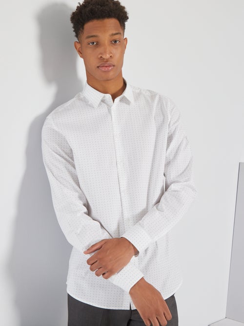 Camisa em popelina +1,90 m - Kiabi