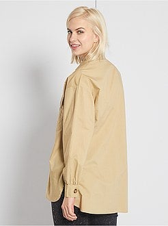 Camisa em popelina - Kiabi