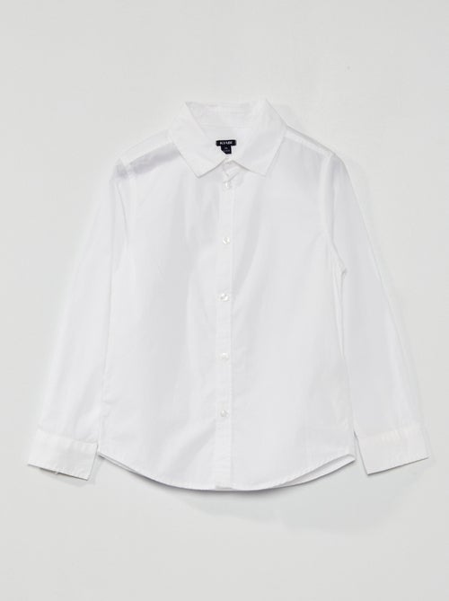 Camisa em popelina - Kiabi