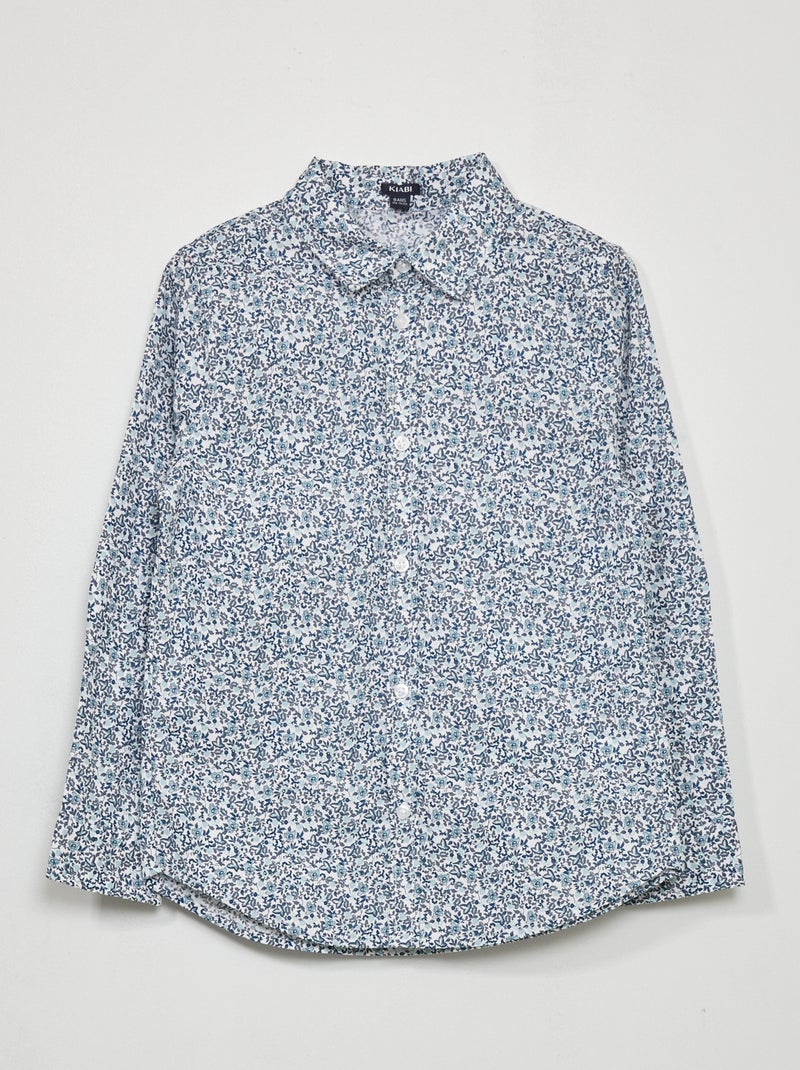 Camisa em popelina BRANCO - Kiabi