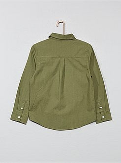 Camisa em popelina - Kiabi