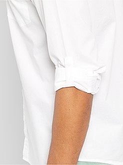 Camisa em puro algodão dobby texturado - Kiabi