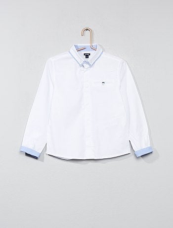 Camisa em puro algodão texturado - Kiabi