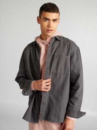 Camisa em sarja