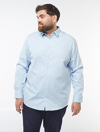 Camisa em sarja elástica