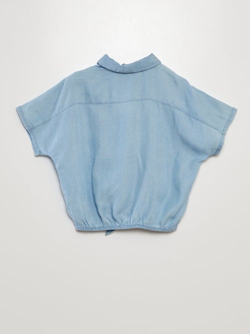 Camisa em tencel - Kiabi