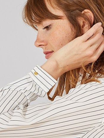 Camisa em voile crepe - Kiabi