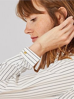 Camisa em voile crepe - Kiabi