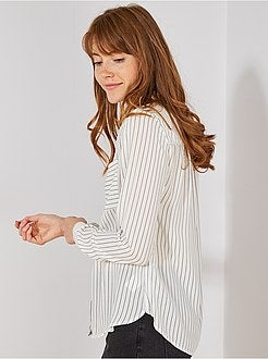 Camisa em voile crepe - Kiabi