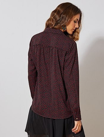 Camisa em voile crepe - Kiabi