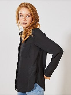 Camisa em voile crepe - Kiabi