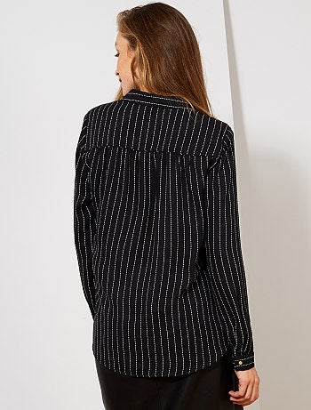 Camisa em voile crepe - Kiabi