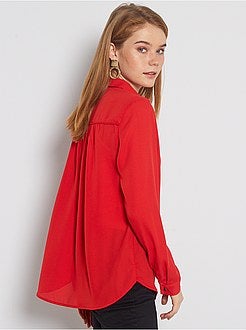 Camisa em voile crepe - Kiabi