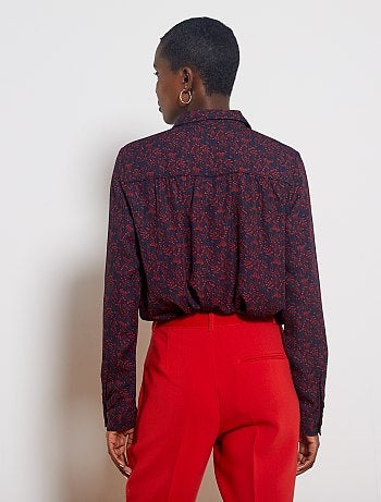 Camisa em voile crepe - Kiabi